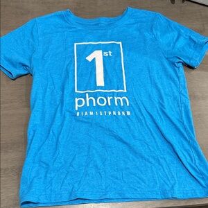 1st Phorm Blue Short Sleeve Tee